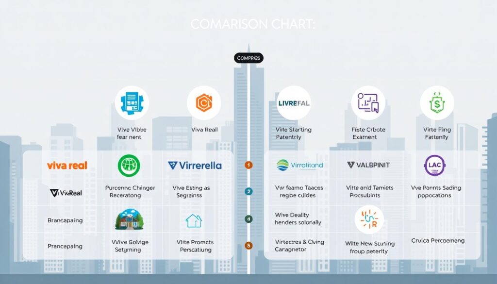 Comparativo com outras imobiliárias